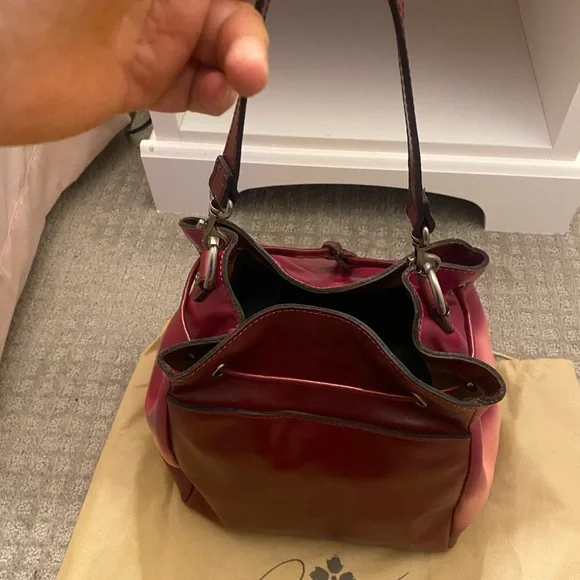 Patricia Nash Pink Ombre Leather Shoulder Bag - Picture 2 of 10